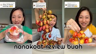 REVIEW BUAH APA LAGI NIH❔ │ kumpulan video tiktok nanakoot review buah buah review nanakoot [upl. by Cherye]