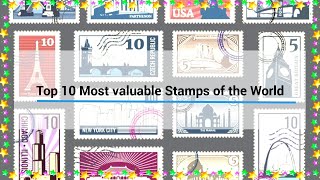 Top 10 most valuable Stamps of the World [upl. by Norb189]