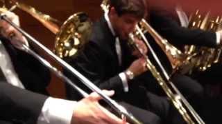 Bartok Concerto for Orchestra Bass Trombone Gliss [upl. by Doownelg]