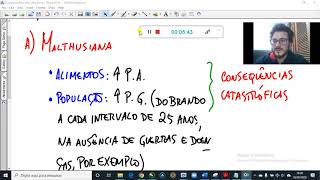 10 2 Teorias Demográficas Teoria Malthusiana [upl. by Arden]