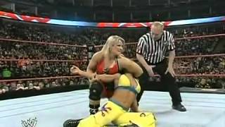 WWE Raw 041408  Beth Phoenix vs Mickie James  Womens Championship Match [upl. by Casaleggio]