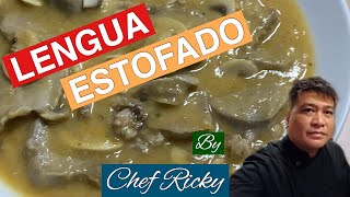 Lengua Estofado Easy Way  Quick and Easy Way  True Pinoy Chef [upl. by Yrred]