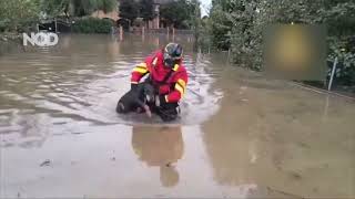 Lluvias en Italia provocaron serias inundaciones [upl. by Ocir]