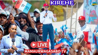 🔴LIVE KIREHE  UMUKANDIDA WA FPR INKOTANYI PAUL KAGAME ARI KWIYAMAMAZA KU MWANYA WA PEREZIDA [upl. by Wendi]