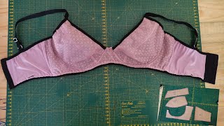 How to sew bra beginners tutorial [upl. by Efren544]