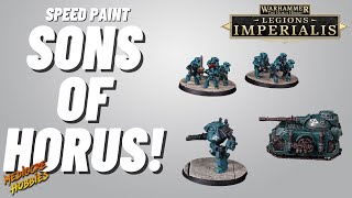 Speed Paint your Sons of Horus models for Legions Imperialis with 3 or 4 paints legionsimperialis [upl. by Aleece102]