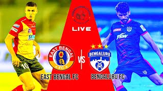 EAST BENGAL FC VS BENGALURU FC LIVE  ISL 202425 MATCH  FULL MATCH TODAY  EFOOTBALL SIMULATION [upl. by Aihsele]