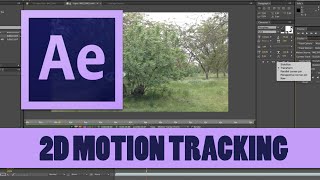 How to 2D Motion Track in After Effects Tutorial [upl. by Jerrome]