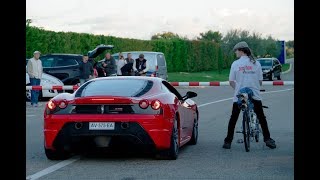 Rocket Bicycle World Record ǀ 333 kmh 207 mph ǀ Rider François Gissy [upl. by Rengia]