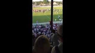 Referee Joe McQuillan is escorted off the pitch by gardaí [upl. by Cyrillus]