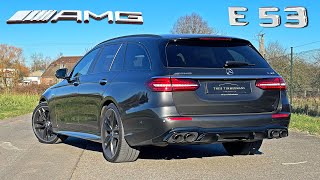 MercedesAMG E53 Estate  REVIEW on AUTOBAHN [upl. by Ahterod]