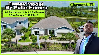 New construction homes in Orlando Florida  Clermont FL  Tour The Easley Model by Pulte Homes [upl. by Ronna]