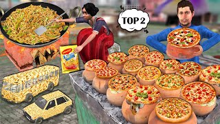 Garib Ka Maggie Noodles Vehicles Vs Matka Pizza Wala Street Food Hindi Kahani Hindi Moral Stories [upl. by Alleyne]