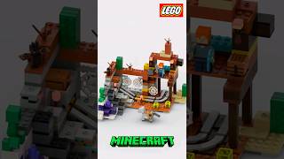 LEGO Minecraft 🧱 21263 The Badlands Mineshaft speedbuild lego minecraft minecraftbuild bricks [upl. by Marmion596]