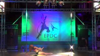 Julia Boccetti  THIRD Expert Pole  Emmas Pole Dancing Championship 2014 [upl. by Simpkins]