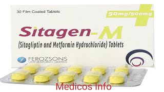 Sitagen M 50500 uses in urdu sitagen m tablet sitagliptinmetformin uses in urdu type 2 diabetes [upl. by Rafael]