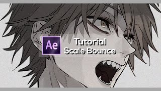 Scale Bounce  After Effects [upl. by Francyne]