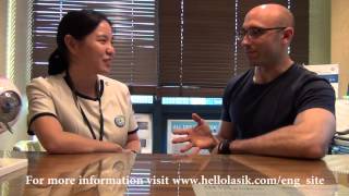 Interview about Lasek  Lasik in Korea [upl. by Nodla]