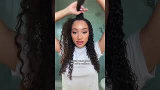 MY CURLY HAIR ROUTINE ShopWithYouTube ad [upl. by Aenej]