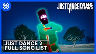 Just Dance 2 Full Song List [upl. by Pattie]