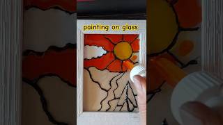 Glass painting idea vitrail art drawing painting glasspainting vitrail ideas artandcraft [upl. by Alika]