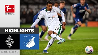 Plea amp Ngoumou clinch victory  Borussia Mgladbach  Hoffenheim 21  Highlights  MD 13 – BL 2324 [upl. by Arednaxela148]