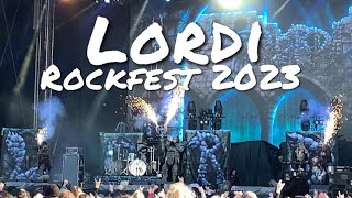 Lordi  Hard rock Hallelujah Live  Rockfest Hyvinkää Finland 2023 4K [upl. by Franni]