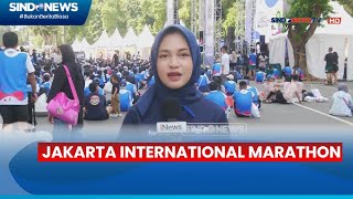 34 Ruas Jalan Ditutup saat Jakarta International Marathon 2024  Sindo Siang 2306 [upl. by Demodena]