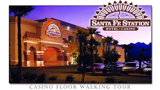 SANTA FE STATION HOTEL amp CASINO LAS VEGAS  CASINO WALKING TOUR [upl. by Aknaib579]