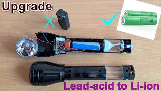 Upgrade Your Old Torch Light  Upgrade To A Liion Battery  POWERGEN [upl. by Seward]