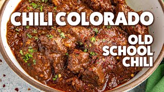 Chili Colorado Recipe Old School Chili [upl. by Heisel]