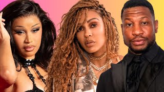 Cardi dragged 4 being prego  Meagan Good Defends Jonathan Majors  Inside Kultures 6th Birthday [upl. by Ydor]