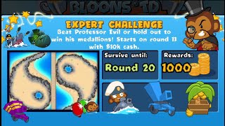 Bloons TD Battles Professor Evil Challenge in BTD Battles  Week 45 12 [upl. by Jeniffer]