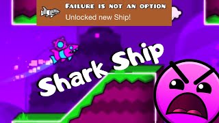 Geometry Dash  WE GOT THE SHARK SHIP [upl. by Kcod]