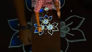 Simple Rangoli Design for 5×3 Dots [upl. by Haven102]