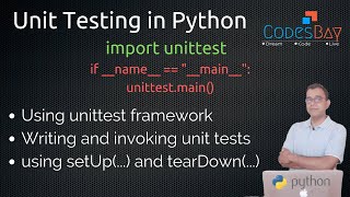 Unit Testing in Python using unittest framework  Basic Introduction and How to Write Tests [upl. by Atnomed545]