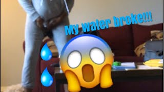 MY WATER BROKE PRANK [upl. by Urbanus]