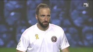 Argentine Gonzalo Higuain First MLS Game with Inter Miami Bicycle Attempts PK Miss and More [upl. by Ehcar]