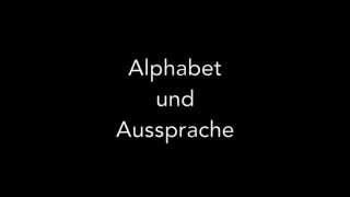 Englisch  Alphabet und Aussprache [upl. by Horn429]