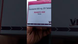 Ranolazine 500mg tablet Ranzo500 [upl. by Maclaine944]