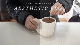 How I create aesthetic vlogs  thisisMys silent vlog [upl. by Herta]