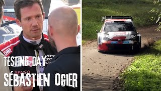 TESTING DAY  Sébastien Ogier  CER 2023 [upl. by Yenalem]