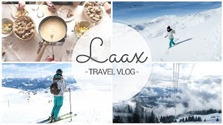 WINTER FUN in LAAX  SCHWEIZ  Travel Vlog [upl. by Hutner]