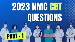 2023 NMC CBT Mock Test PART1 MCQ Nursing Sample Questions and Answers 130 for UK amp Ireland [upl. by Aninnaig]