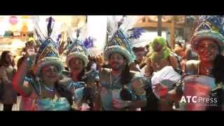 Cabalgata Carnaval Las Palmas 2015 el baile de las 200000 almas [upl. by Ardnalak]