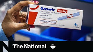 Americans inundate Canadian pharmacies for Ozempic [upl. by Yehtomit607]