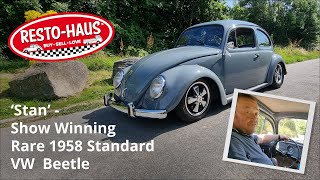 Stan  Show Winning Rare 1958 Standard VW Beetle [upl. by Coretta]