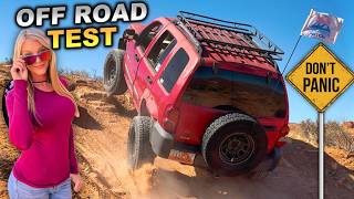 FIRST TIME OFF ROAD  Jeep Libertys BREAK Get STUCK amp Get SAWED Apart [upl. by Ahsinom343]