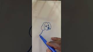 Dog drawing outline [upl. by Melva]