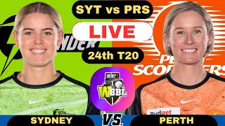 WBBL Live Sydney Thunder Women vs Perth Scorchers Women T20  SYTW vs PRSW Live WBBL Match 2024 [upl. by Anilorac327]